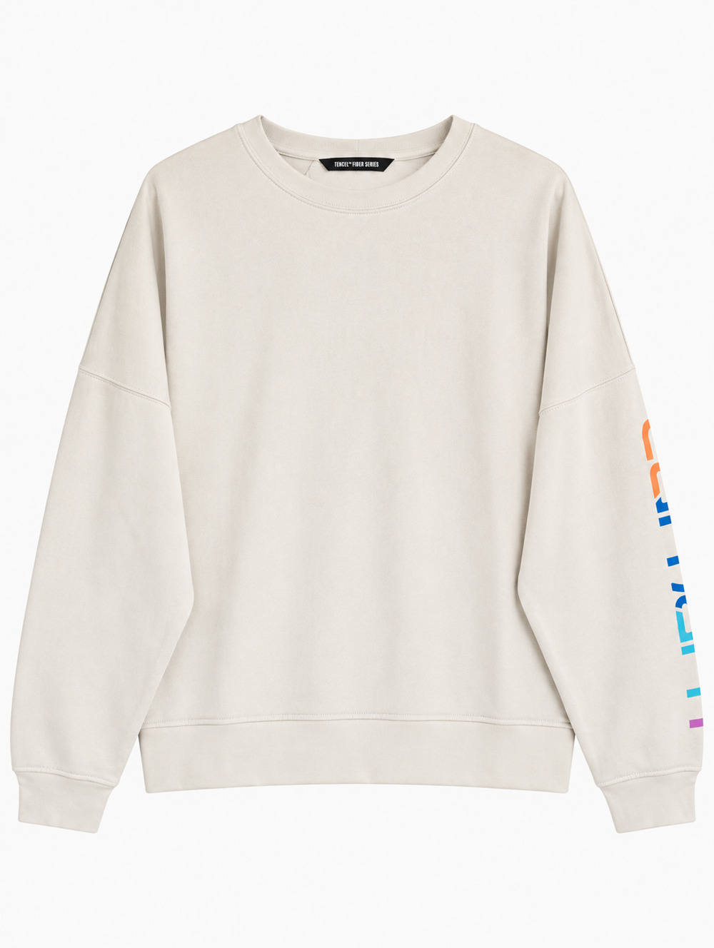 Carhartt TENCEL Sleeve Graphic Sweatshirt Womens XL Oatmeal 106890 NWT